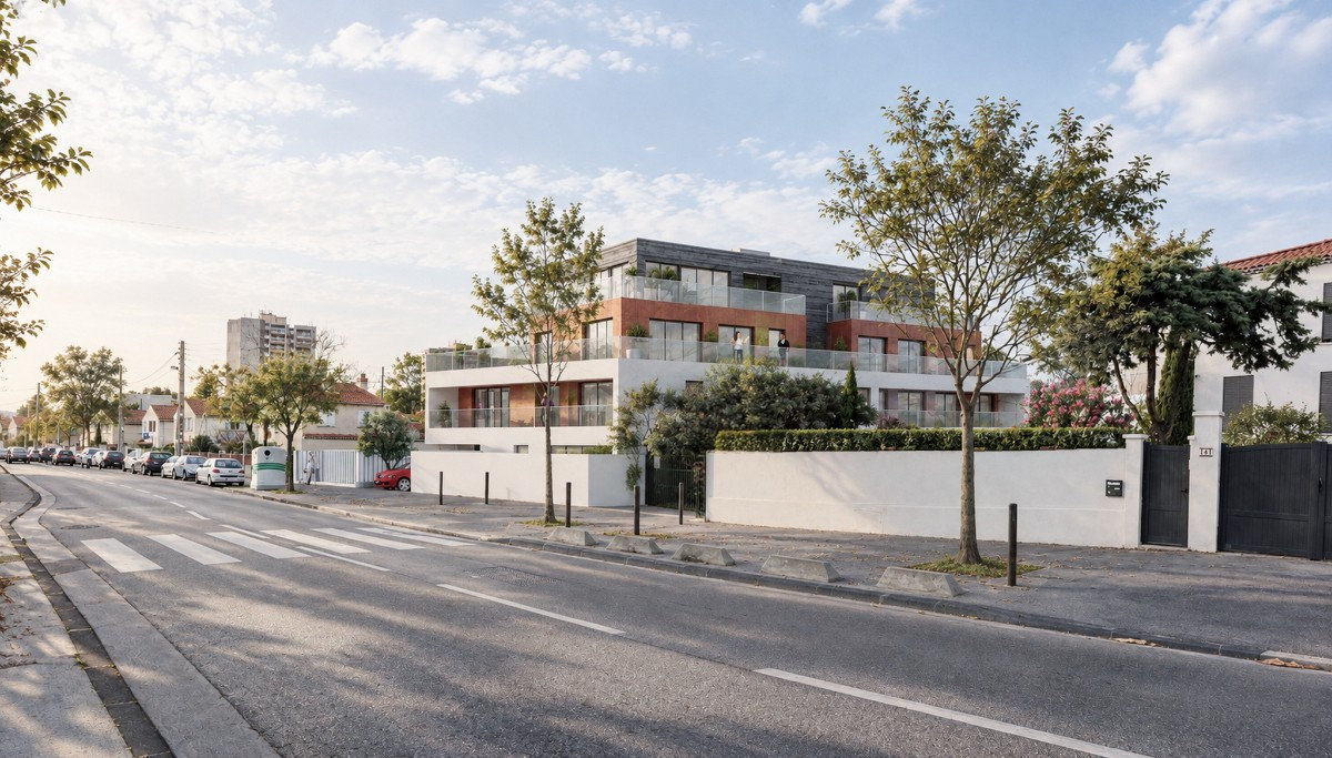 APPARTEMENTS CONTEMPORAINS EN TERRASSE - MARSEILLE