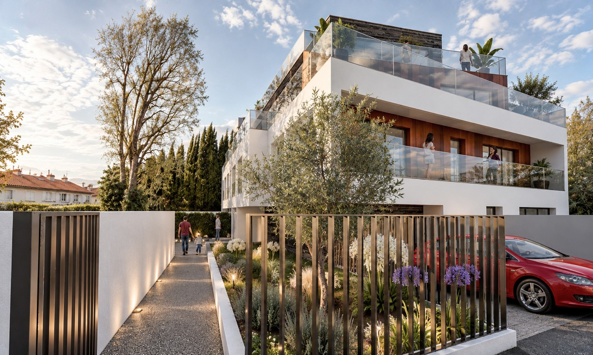 APPARTEMENTS CONTEMPORAINS EN TERRASSE - MARSEILLE