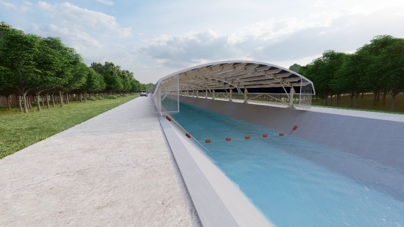 L'ENERGIE AU FIL DE L'EAU - Couverture photovolatïque du Canal de Provence