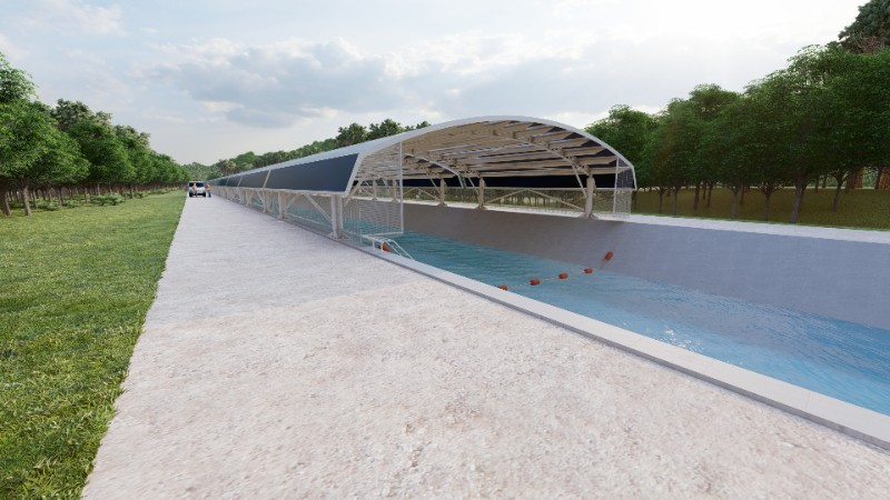 L'ENERGIE AU FIL DE L'EAU - Couverture photovolatïque du Canal de Provence