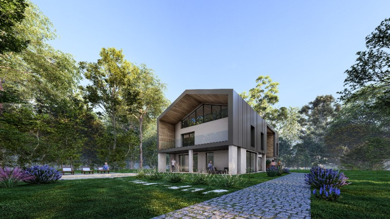 DE ZINC ET DE BOIS - Extension et rénovation d'une villa - MARSEILLE