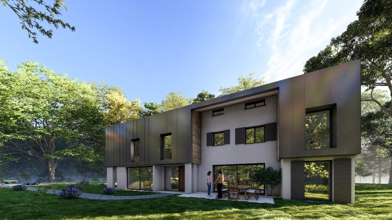DE ZINC ET DE BOIS - Extension et rénovation d'une villa - MARSEILLE