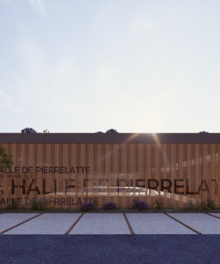 LA HALLE DE PIERRELATTE -  Création de halles commerciales - PIERRELATTE
