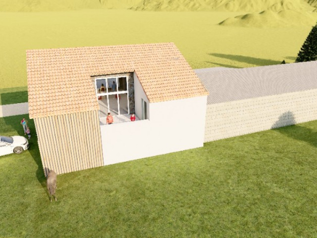 EXTENSION DE FERME EN VILLA A SAINT SAVOURNON 